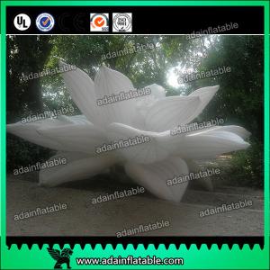 Quality Giant White Inflatable Lotus Flower Customized For Outdoor Event wholesale