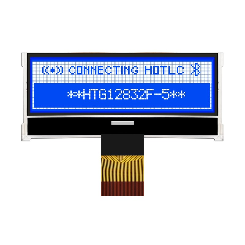 128X32 Graphic COG LCD ST7565R | FSTN + Display With White Backlight/HTG12832F-5