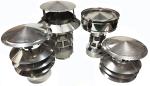 255mm Height SS Chimney Flue Rain Caps Twin Wall Spigot Lock