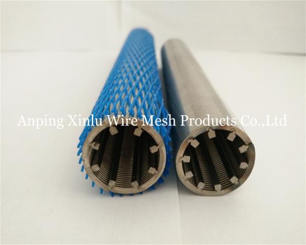 V-Shape Wedge Wire Free-Flow Well Screen Pipe for Waterwell and Environmental