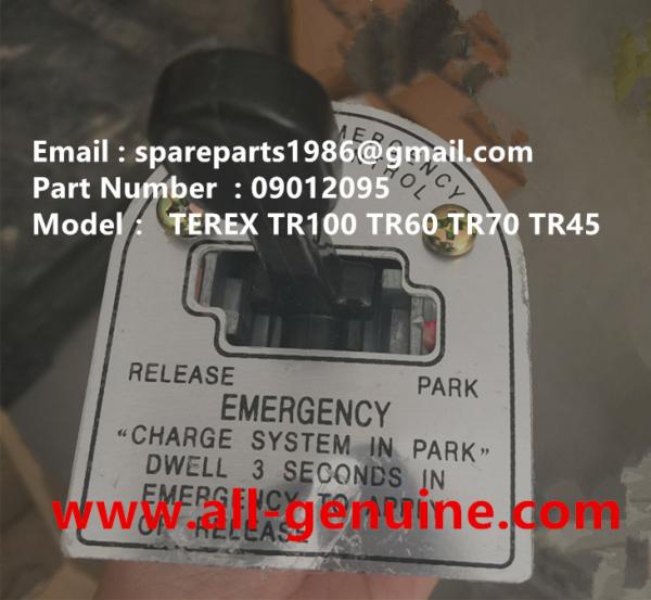 09012095 HAND BRAKE VALVE OF TEREX NHL SANY TR35A 3303 3305 3307 TR50 TR60 TR100