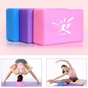 Quality Gym Yoga Exercise Blocks Set Pilate Brick / Yoga Stretching Belt Bolster wholesale