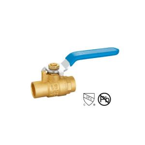 Quality solder ball valve brass valve Forged Two-Piece Body Gas Water SS Manual Used for piping connections wholesale