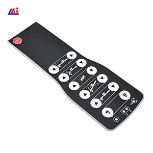Quality Flat Buttons Custom Embossed Membrane Switch Keypad wholesale