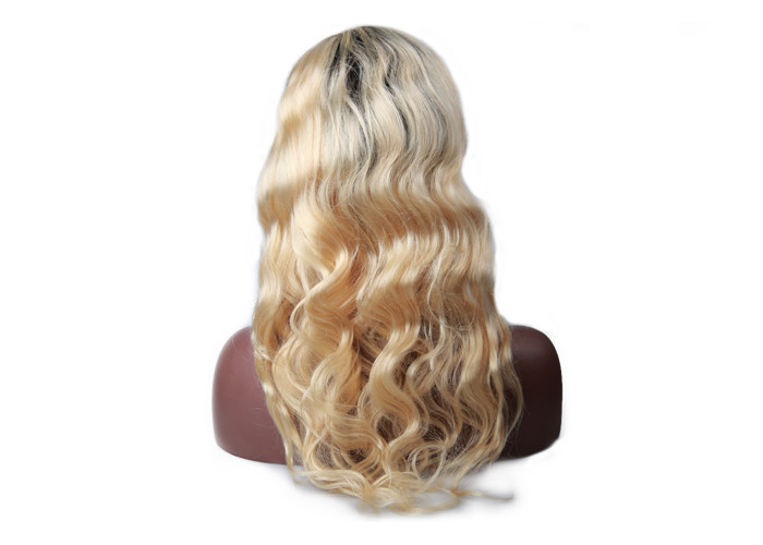 Brazilian Full Lace Front Wigs Human Hair / Real Remy Hair Extensions