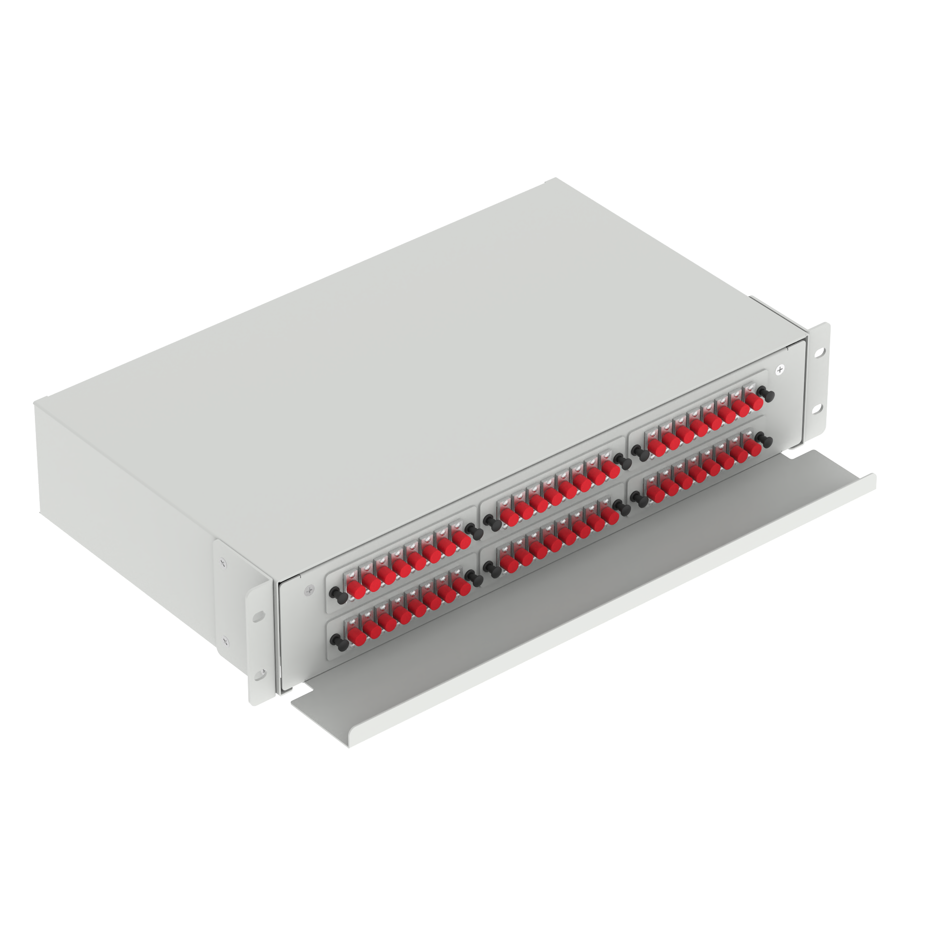 Data Center Optic Fiber Distribution Patchpanel 48 Ports Equipment with 5 Period