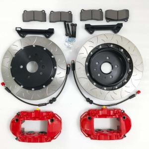 Quality Aluminum 4 Pot Brake Caliper 355*28mm Dragon Slot Disc For Toyota MK4 wholesale
