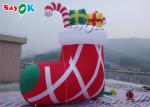 Commercial Red 210D Inflatable Stocking Socks With Candy
