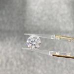 Fine Lab Grown Colorless White Diamond Round Brilliant Cut 2ct Made In China