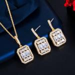 Wedding Bridal Jewelry Sets For Women Rhinestone Crystal Jewelry Set Bracelet