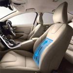 Car seat modification parts recessed pneumatic car seat lumbar Cushion for