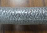 Clear PVC Wire Reinforced Flexible Hose / Fiber Braided Hose Anti Abrasion