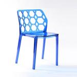 Water Cube Leisure Plastic Chair,LeisureMod Cove Transparent Black Acrylic