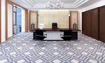 100% Nylon printed carpet for office striped wall to wall carpet