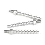 Flat Head Plain Finish Sus410 Stainless Steel Hex Flange Self Tapping Cocncrete