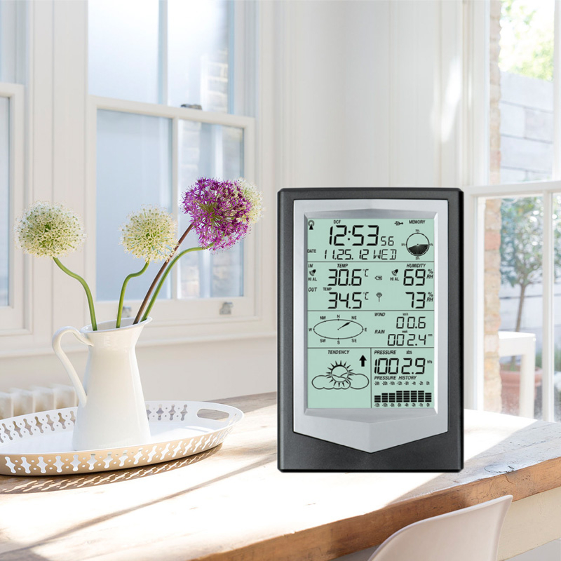 OBM Multifunctional Remote Monitor Weather Station For Outdoor Temperature And Humidity