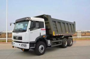 Quality 25 Tons 3 Axles Utility Dump Truck 18 - 22cbm Dump Body Size Ventral Lifting wholesale