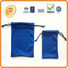 Buy cheap Silkscreen Small Microfiber Sunglasses Bag , TUV Drawstring Glasses Pouch from wholesalers