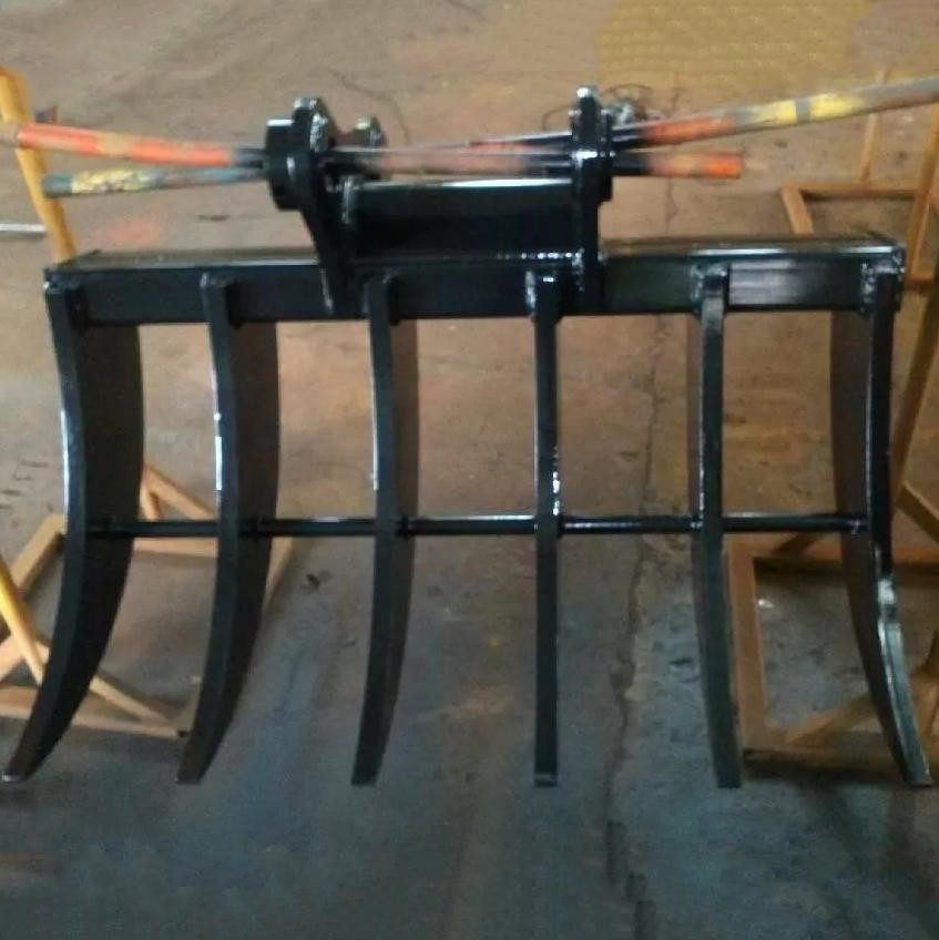 NM 360 Excavator Rake Bucket Hardox 500 Grapple Rake For Excavator