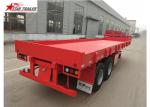 9.5 Meters 2 Axles Pipe Transport Trailer Commercial Semi Truck Type