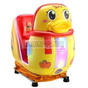 Quality Mesin Coin Operated Kiddie Ride Little Duck Swing Machine 30KG wholesale