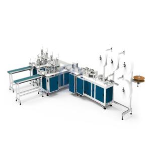 Quality Non Woven Mask Making Machine / 3 Ply Disposable Mask Machine High Stability wholesale