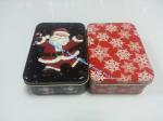 0.23mm Christmas Cookie Tin Food Grade Gift Tins Wholesale Metal Cans with Lids
