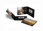 Gold Stamping Direct Mail Video Card With 1200mah Rechargeable Battery