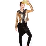Spandex / Polyester Hip Hop Dance Outfits Long Sleeves Tops Casual Loose Harem