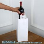 White Paper Wrapping Bags Wine Bags With Handles Bulk Paper Gift Bags Kraft Bags