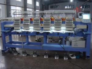 Quality 6 Heads Commercial Computerized Embroidery Machine 850 RPM Max Speed wholesale