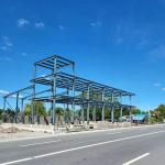 Size Custom Metal Storage Sheds , Customized Q235 Steel Prefab Houses