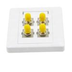 SC Style Fiber Optic Plate 1 / 2 / 3 / 4 Ports Anti UV Water Resistant