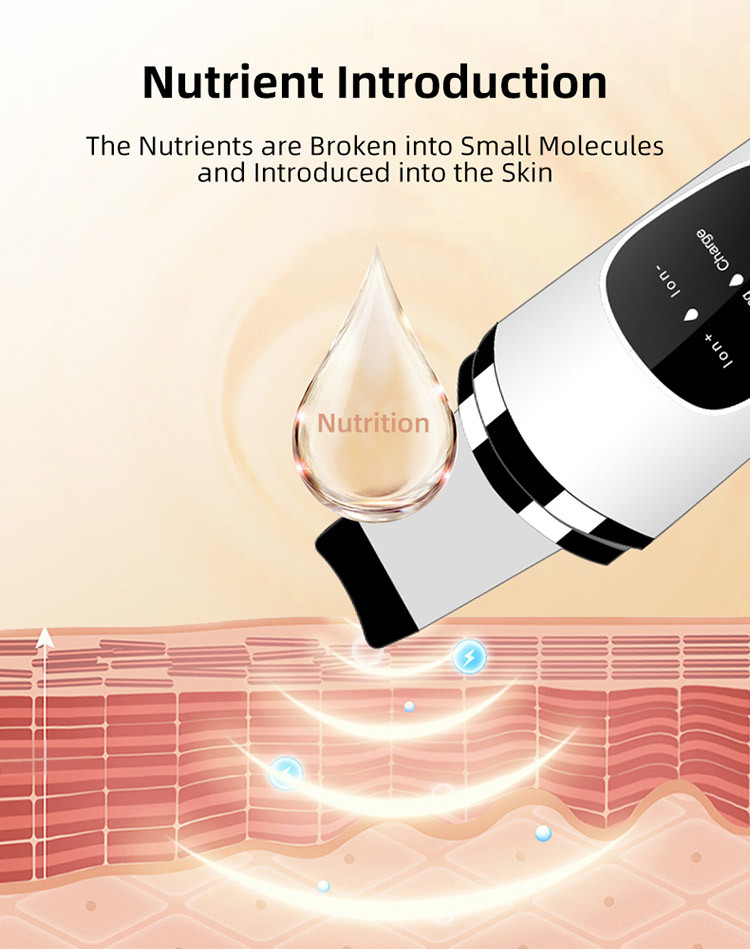 Justtide Dermabrasion Misty Spray Ultrasonic Skin Scrubber