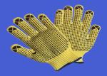 High Stretch Knitted pvc dotted cut proof cooking gloves slip resistant made of