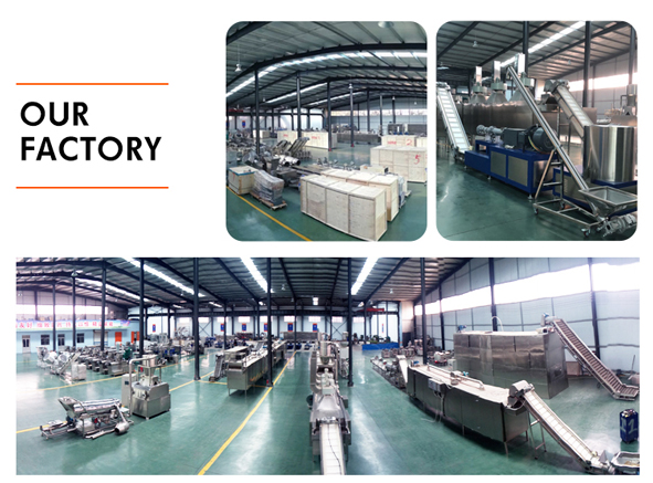 Food Processing Machine Automatic Core Filling Puffed Snack Extruder for Snack Making