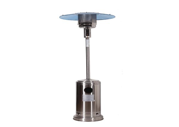 220 cm H StainlessSteel Silver Gas Flexible Column Patio Heater