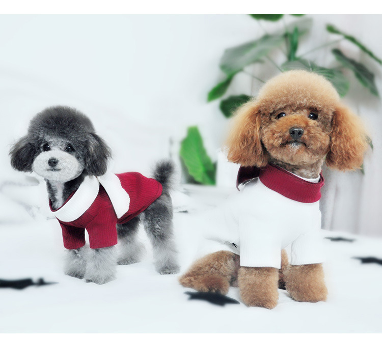 Cute Bowtie Shirt Pet Clothes Dog Fashion Apparel