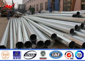 Quality One Section Design 35FT Electric Galvanised Steel Pole 500kg Design Load wholesale