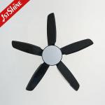 52inch Black ABS Blades 6 Speeds Remote Control LED Ceiling Fan Light with
