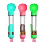 4 In 1 300ml Dog Water Bottle With Food Water Storage Foldable Dog Water Bottle