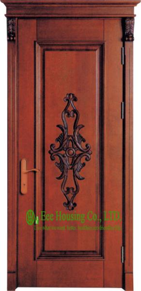 Lacquer Finish 40mm Solid Timber Entry Door For Apartment, Outward Opening
