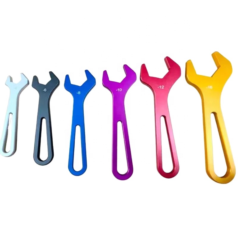 6 pcs AN Spanner Aluminum Billet Racing Tool Sets for Universal Car Fitment An4-An16 Sprint Car Wrenches at Affordable