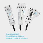 20 Tons 25 Tons Excavator Hydraulic Hammer Breaker 135mm Wide Hydraulic Rock