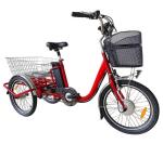 36V 250W 350W Adult Folding Electric Trike 20 Inch Electric 3 Wheel Cargo Bike