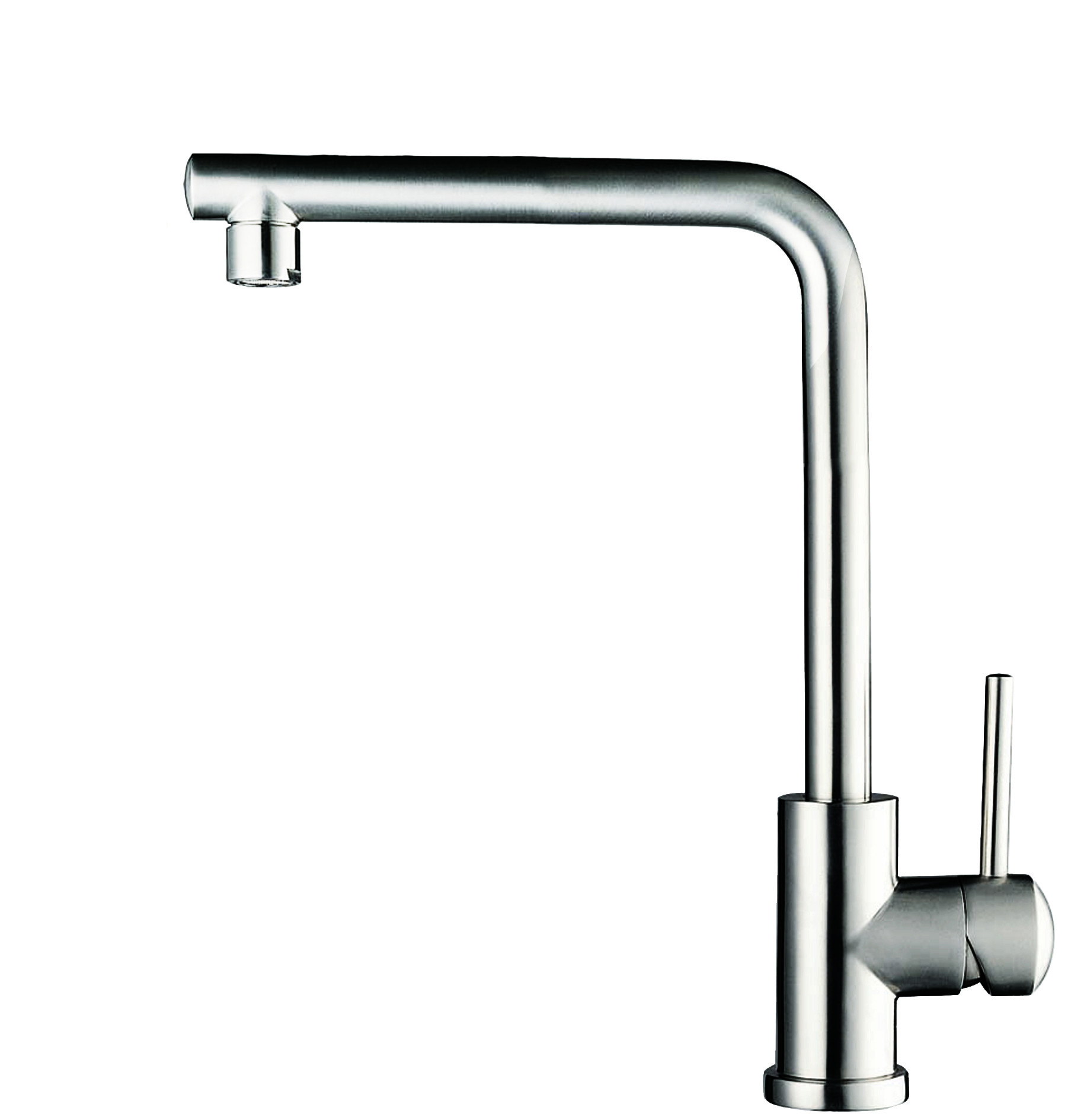 gooseneck Acciaio inossidabile kitchen sink mixer lead free cucina rubinetto tap steel faucet for kitchen sink
