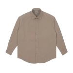 Men Fall/Winte Custom 280GSM Cotton Shirts Loose Hip Hop Unisex Male Large