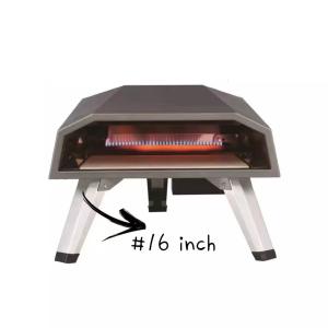 Quality Matte Process Gas Pizza Oven 2022 16 inch Commercial Bakery Machine Portable Outdoor Oven wholesale