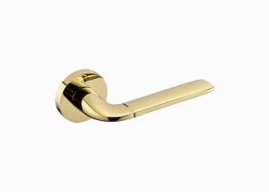 Quality OEM Apartment Door Lock PVD Plated Luxury Hotel Door Handles wholesale