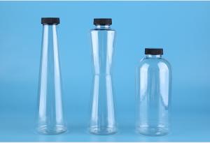 Quality Clear Color 16 Ounce Plastic Juice Bottles Dia 30* Height 220 mm wholesale